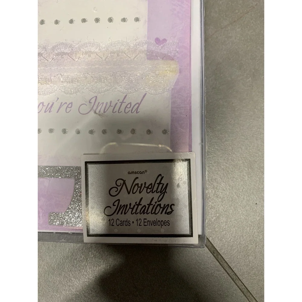novelty cake invitation